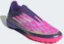 Purchase Adidas F50 League LY Laceless Turf Boots Purple/Cloud White/Lucid Lemon JQ9733