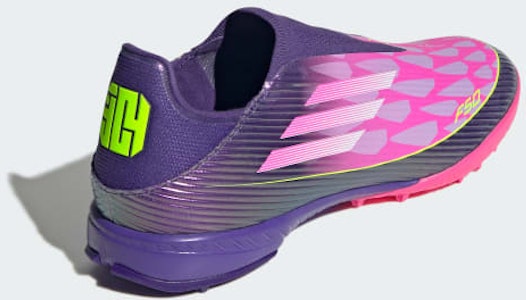 Adidas F50 League LY Sin Cordones Césped Morado/Blanco Nube/Limón Lúcido JQ9733 Details for Adidas F50 League LY Sin Cordones Césped Morado/Blanco Nube/Limón Lúcido JQ9733