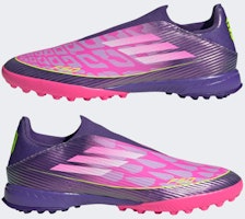 Adidas F50 League 無鞋帶人造草足球鞋 紫/雲白/透亮檸檬 JQ9733 Cheap Adidas F50 League 無鞋帶人造草足球鞋 紫/雲白/透亮檸檬 JQ9733