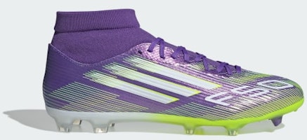 아디다스 F50 리그 미드 FG/MG 축구화 퍼플 러시/클라우드 화이트/루시드 레몬 JI0886 Order 아디다스 F50 리그 미드 FG/MG 축구화 퍼플 러시/클라우드 화이트/루시드 레몬 JI0886