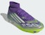 Adidas F50 League Mid FG/MG Soccer Cleats Purple Rush/Cloud White/Lucid Lemon JI0886
