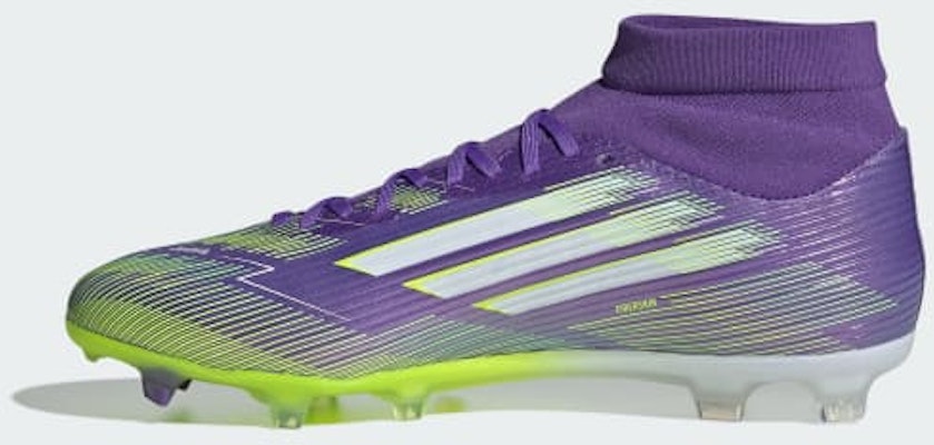 아디다스 F50 리그 미드 FG/MG 축구화 퍼플 러시/클라우드 화이트/루시드 레몬 JI0886 Sizing 아디다스 F50 리그 미드 FG/MG 축구화 퍼플 러시/클라우드 화이트/루시드 레몬 JI0886