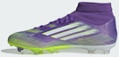 Sizing Adidas F50 League Mid FG/MG Soccer Cleats Purple Rush/Cloud White/Lucid Lemon JI0886
