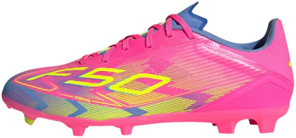 adidas F50 League Pink Soccer Cleats MG/FG Durable Non-Slip Shoes IE1291 adidas F50 League Pink Soccer Cleats MG/FG Durable Non-Slip Shoes IE1291