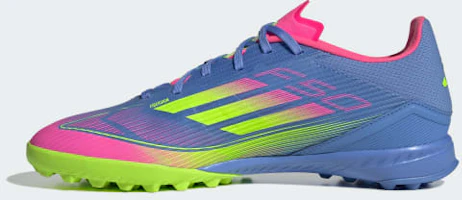 Sizing Adidas F50 足球鞋 藍色融合/明亮檸檬/明亮粉紅 (人造草專用) IE1230