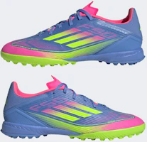Cheap Adidas F50 足球鞋 藍色融合/明亮檸檬/明亮粉紅 (人造草專用) IE1230