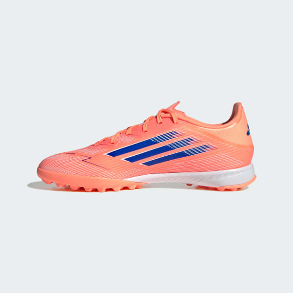 Sizing Adidas F50 League Turf Spike Beam Orange/Lucid Blue/Cloud White Sepatu Bola JH7723