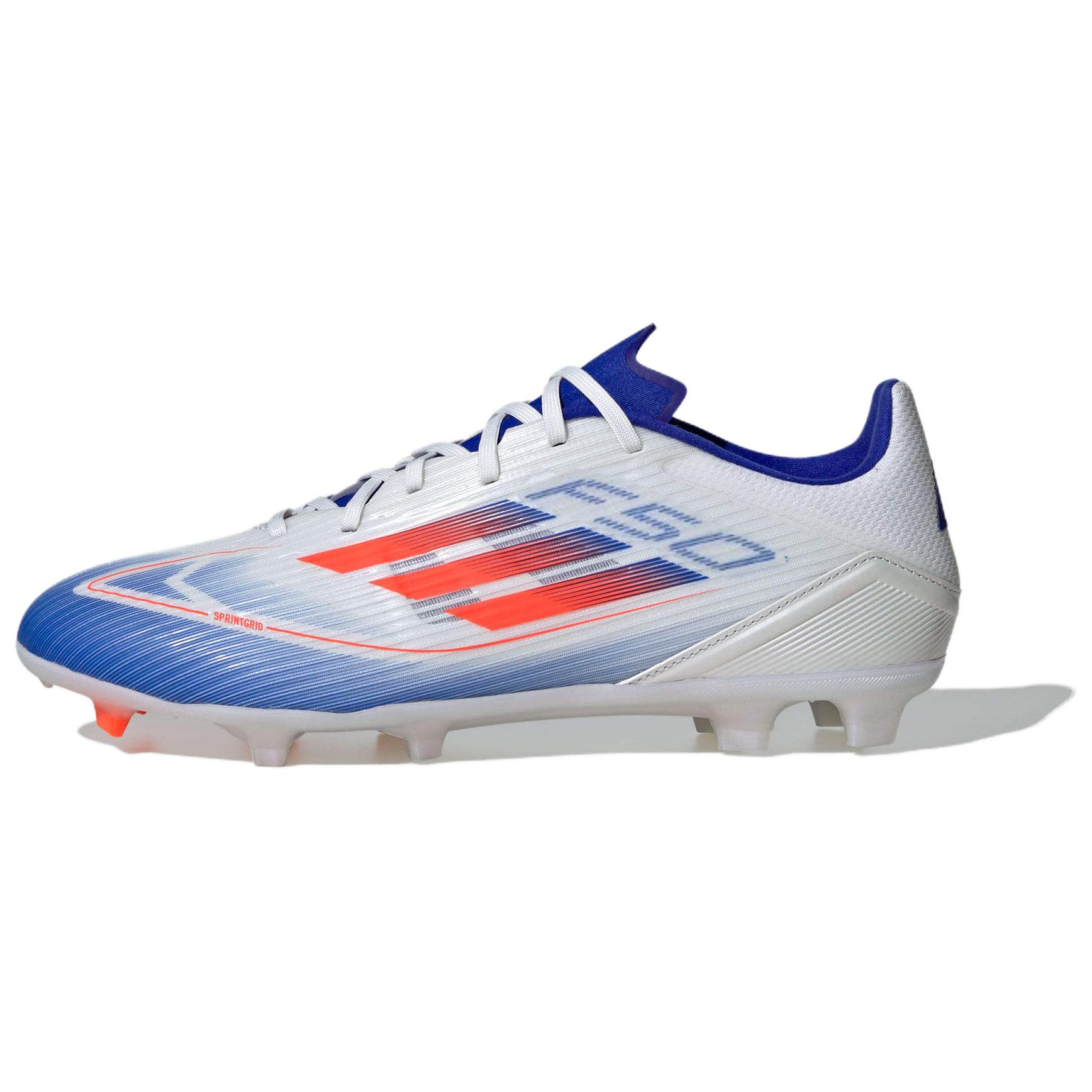 adidas F50 League White Blue Orange Multi-purpose Soccer Cleats IE0601