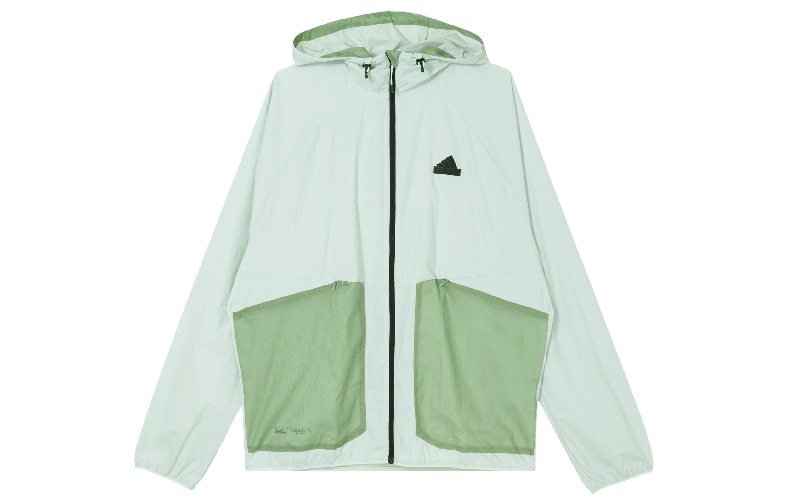 adidas F50 Lightweight Woven Jacket UPF50+ Water-Resistant Hoodie - Linen Green JI8660