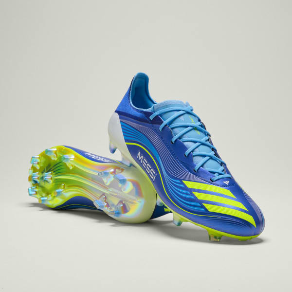 Buy Adidas F50 Messi Elite FG Sepatu Bola Biru Royal/Kuning Solar/Biru Semi Burst JP7435