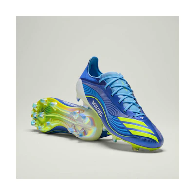 Adidas F50 Messi Elite FG Soccer Cleats Royal Blue/Solar Yellow/Semi Blue Burst