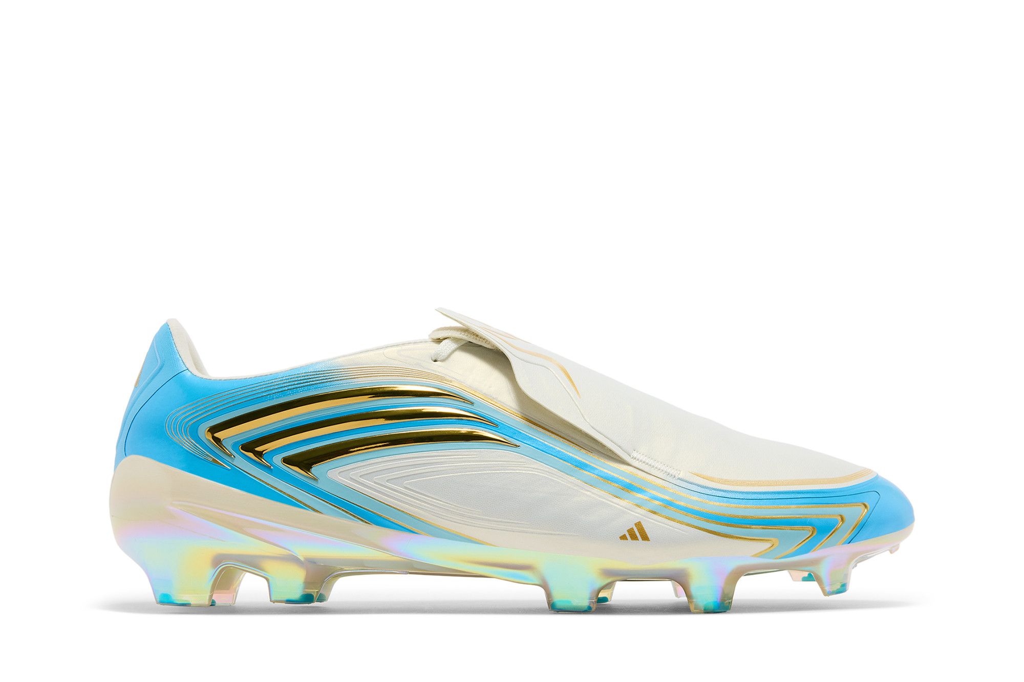 adidas F50 Messi Elite FG Soccer Cleats White Blue Football Shoes. IH1892