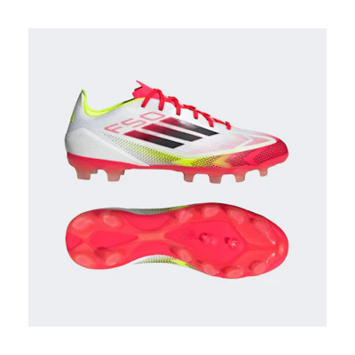 Adidas F50 Pro HG/AG - Firm Ground/Artificial Grass Soccer Cleats Cloud White/Core Black/Solar Yellow