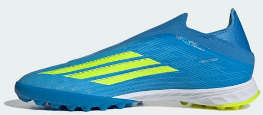 adidas F50 Pro Laceless TF Soccer Cleats Lucid Ray Blue/Team Solar Yellow 2/Lucid Aquamarine JQ1484 Sizing adidas F50 Pro Laceless TF Soccer Cleats Lucid Ray Blue/Team Solar Yellow 2/Lucid Aquamarine JQ1484