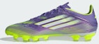 Sizing Adidas F50 Pro MG Soccer Cleats Purple Rush/Cloud White/Lucid Lemon JH7678