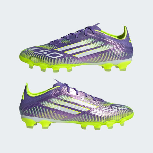 Cheap アディダス F50 プロ MG サッカースパイク パープルラッシュ/クラウドホワイト/ルーシッドレモン JH7678