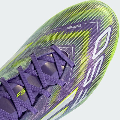 Adidas F50 Pro MG Soccer Cleats Purple Rush/Cloud White/Lucid Lemon JH7678 1