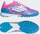 Adidas F50 Pro TF Soccer Cleats Solar Blue/Cloud White/Solar Pink IH8049