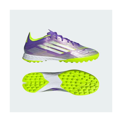 Adidas F50 Pro TF Soccer Shoes Purple Rush/Cloud White/Lucid Lemon