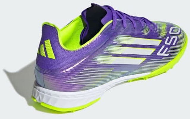 Adidas F50 Pro TF Soccer Shoes Purple Rush/Cloud White/Lucid Lemon JH7665 Details for Adidas F50 Pro TF Soccer Shoes Purple Rush/Cloud White/Lucid Lemon JH7665