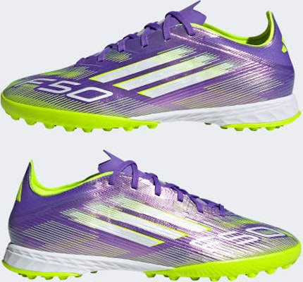 Adidas F50 Pro TF Soccer Shoes Purple Rush/Cloud White/Lucid Lemon JH7665 Cheap Adidas F50 Pro TF Soccer Shoes Purple Rush/Cloud White/Lucid Lemon JH7665