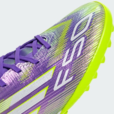 Adidas F50 Pro TF Soccer Shoes Purple Rush/Cloud White/Lucid Lemon JH7665 1