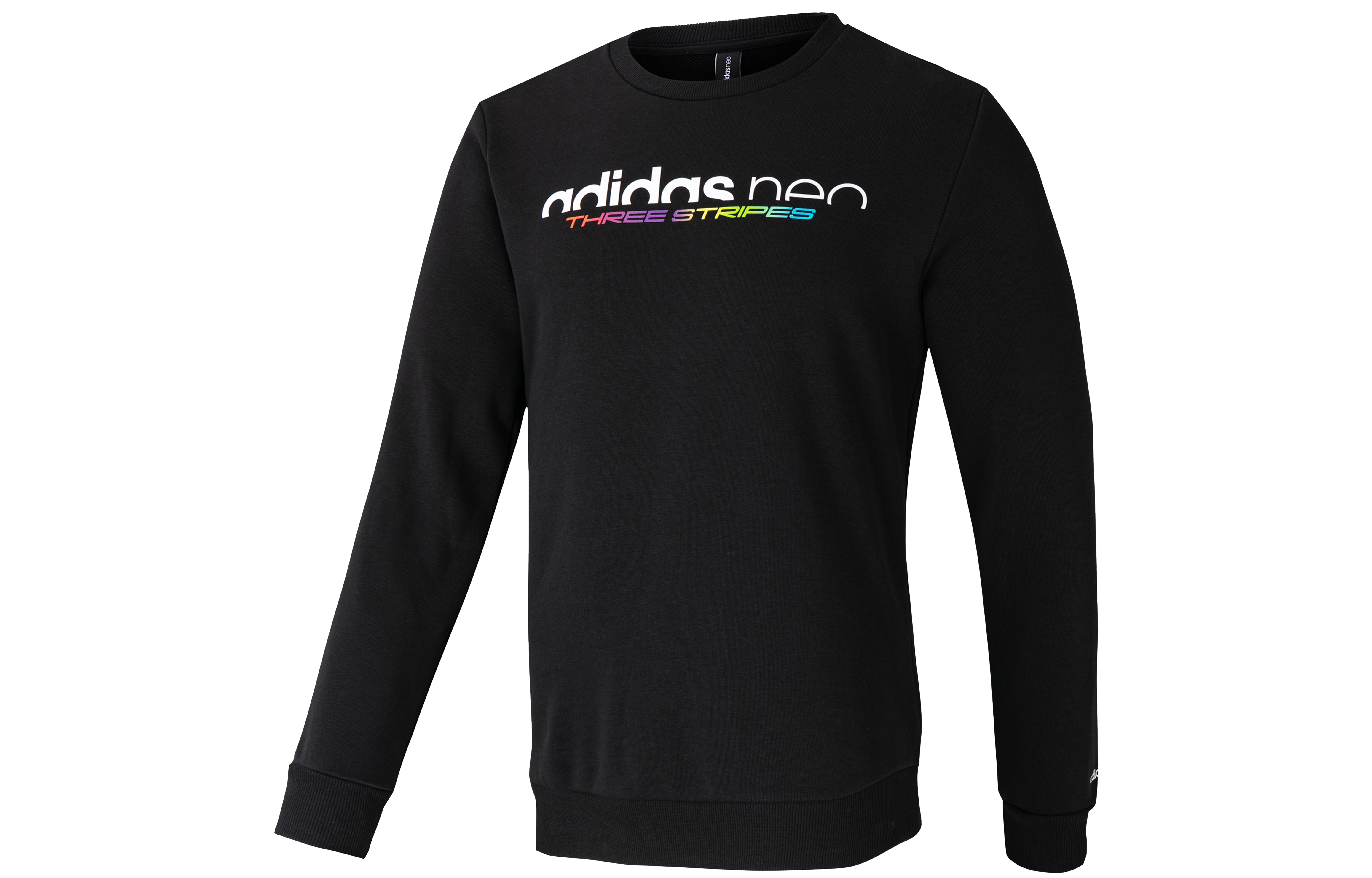 adidas FAV NN Crewneck Logo Print Pullover Sweatshirt Black () GQ7058