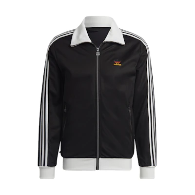adidas FB Nations Beckenbauer Track Jacket Black Retro 3-Stripes Zip-Up HK7408