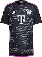 adidas FC Bayern 23/24 Player Version Away Jersey Black Football Shirt. HR6947 adidas FC Bayern 23/24 Player Version Away Jersey Black Football Shirt. HR6947