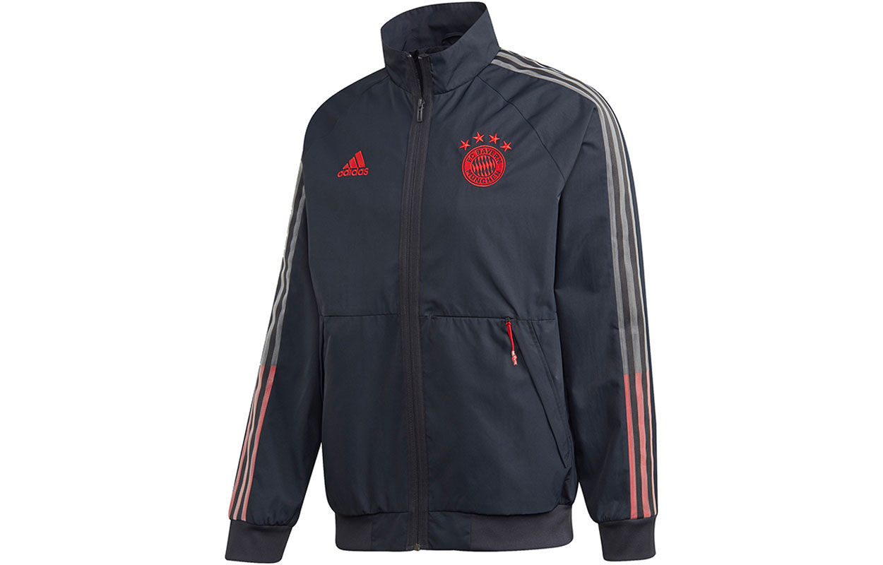 adidas FC Bayern Anthem Jacket Retro Training - Night Sky Gray FR3985