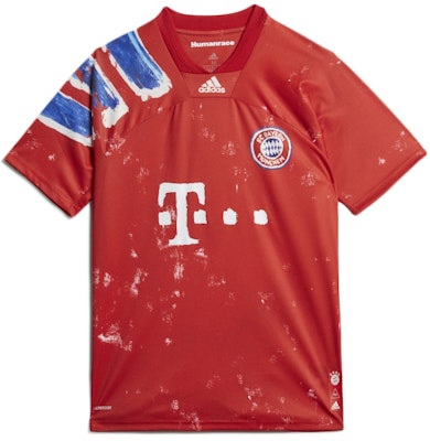 adidas FC Bayern Human Race Jersey True Red/White Buy adidas FC Bayern Human Race Jersey True Red/White