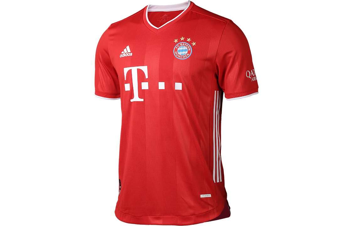 adidas FC Bayern Munich Home Player Edition Soccer Letter Tee Red FI6197