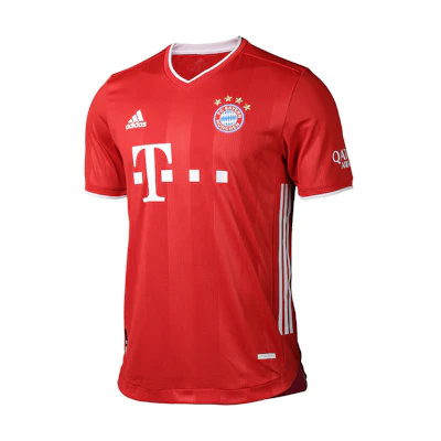 adidas FC Bayern Munich Home Player Edition Soccer Letter Tee Red FI6197