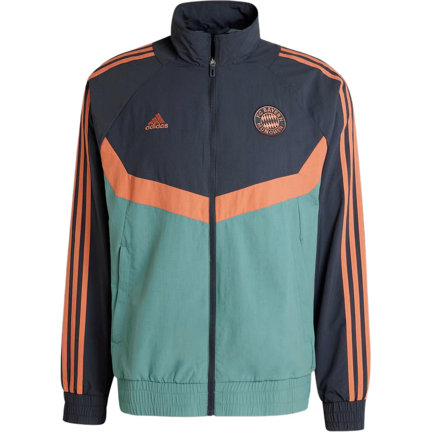 adidas FC Bayern Seasonal Track Top Black Retro Zip Jacket IT4155 圖 2
