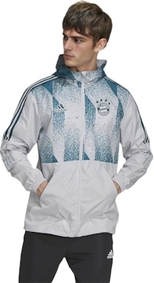 adidas Jaket Windbreaker Latihan Sepak Bola Pria FCB Bayern Munich Putih GV1312 Shop adidas Jaket Windbreaker Latihan Sepak Bola Pria FCB Bayern Munich Putih GV1312