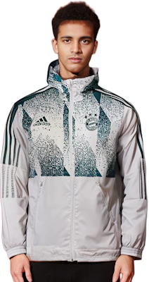 adidas Jaket Windbreaker Latihan Sepak Bola Pria FCB Bayern Munich Putih GV1312 Details for adidas Jaket Windbreaker Latihan Sepak Bola Pria FCB Bayern Munich Putih GV1312