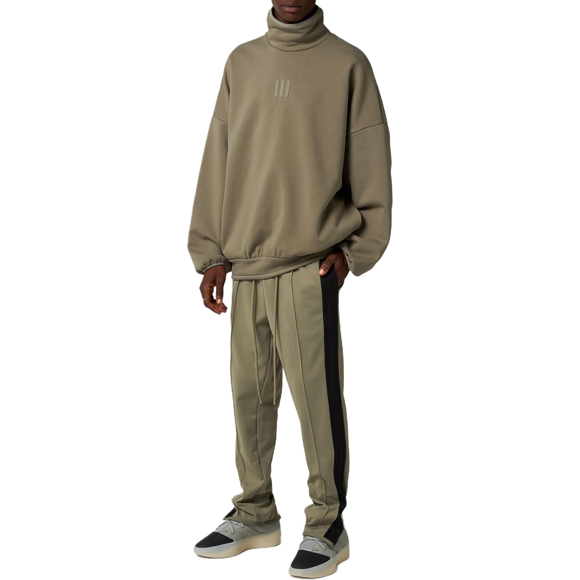 Details for adidas Fear of God FW24 條紋針織運動慢跑褲 男款 復古陶土色款式 IM6066