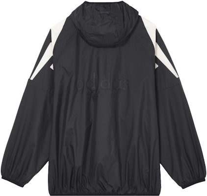 아디다스 피어오브갓 FW24 블랙 후드 스타일리쉬 컴포트 재킷. IS5299 Lookbook 아디다스 피어오브갓 FW24 블랙 후드 스타일리쉬 컴포트 재킷. IS5299