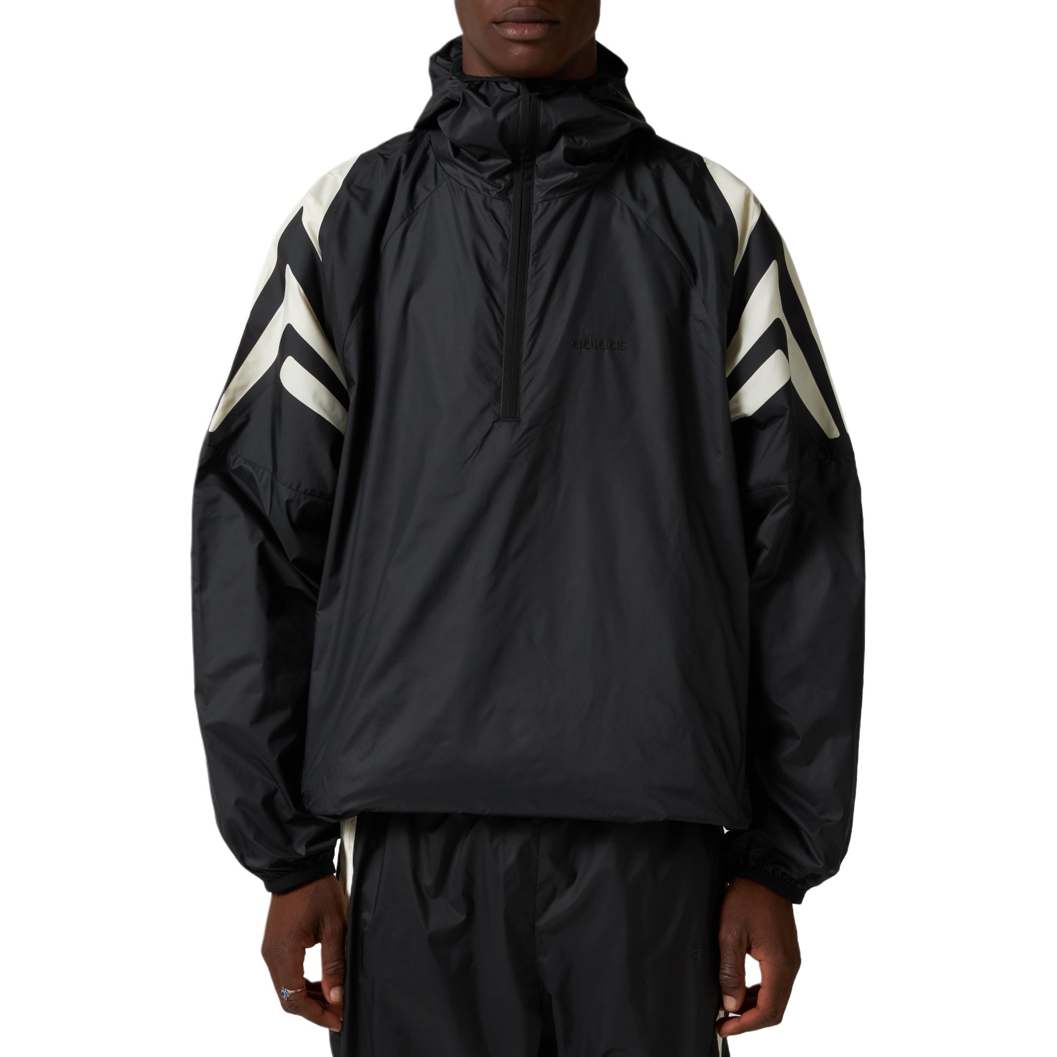 Shop 아디다스 피어오브갓 FW24 블랙 후드 스타일리쉬 컴포트 재킷. IS5299