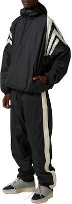 아디다스 피어오브갓 FW24 블랙 후드 스타일리쉬 컴포트 재킷. IS5299 Details for 아디다스 피어오브갓 FW24 블랙 후드 스타일리쉬 컴포트 재킷. IS5299