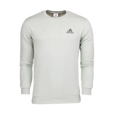 adidas Feelcozy Embroidered Logo Crewneck Sweatshirt Light Green HL2281