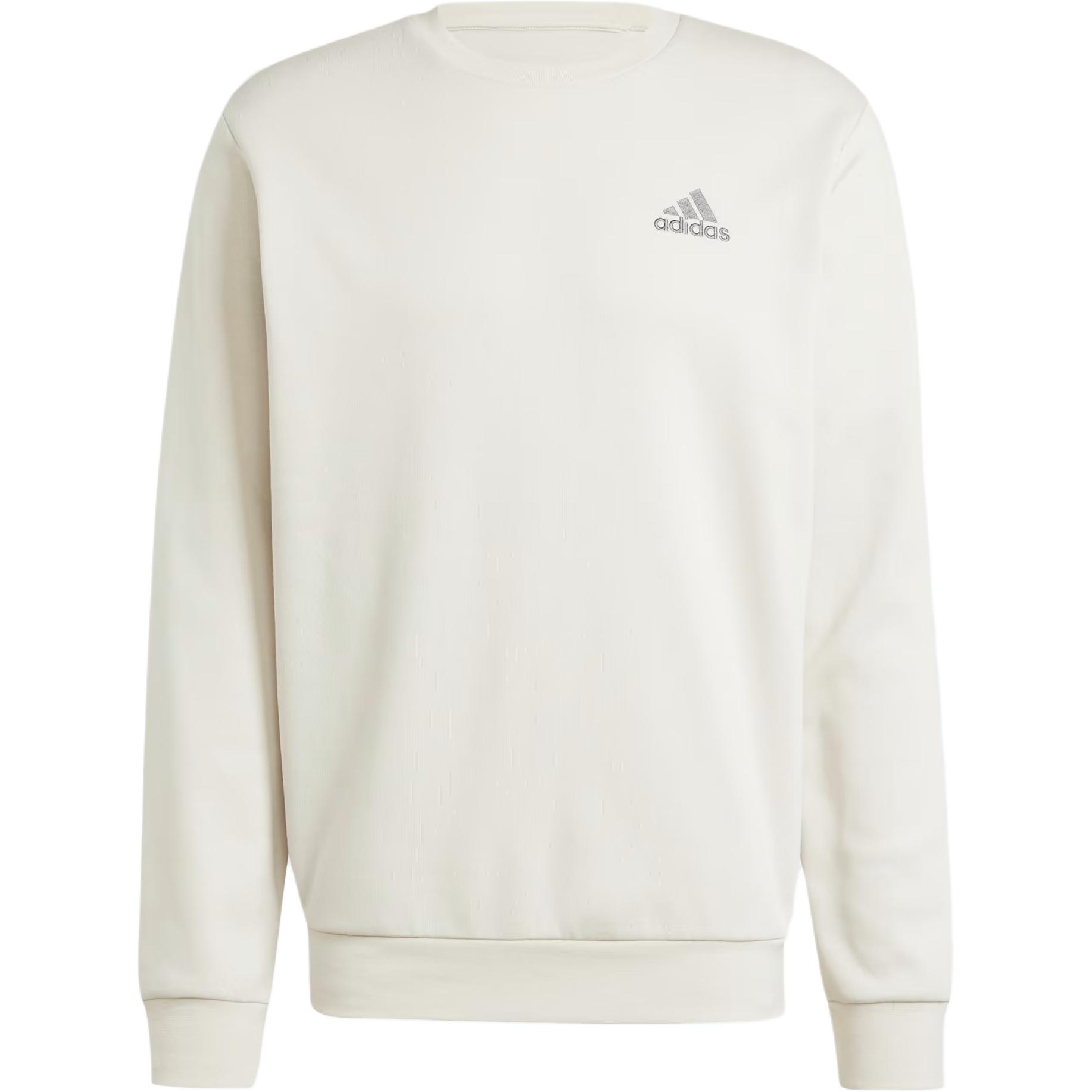 adidas Feelcozy Essentials Fleece Sweatshirt Oxidized Aluminum Crewneck IY9082