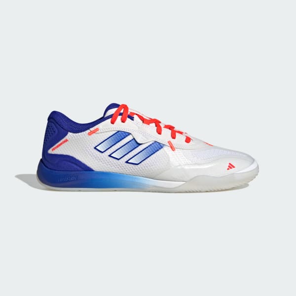 Order Adidas Fevernova Court IN Sepatu Futsal Putih/Biru/Solar Merah IG8766