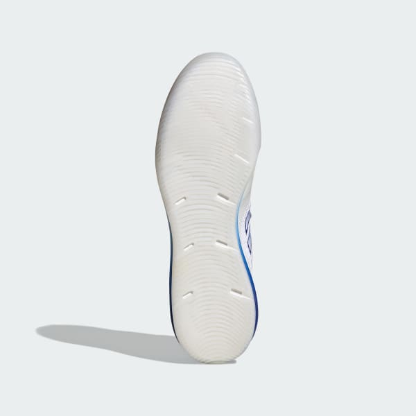 Shop Adidas Fevernova Court IN Sepatu Futsal Putih/Biru/Solar Merah IG8766