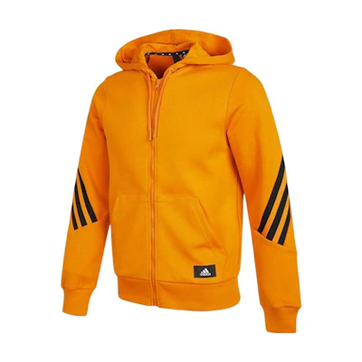 adidas FI 3-Stripes Orange Hooded Track Jacket H46531