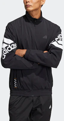 adidas FI BP1 Logo Track Jacket Unisex Hitam HE7452 Lookbook adidas FI BP1 Logo Track Jacket Unisex Hitam HE7452