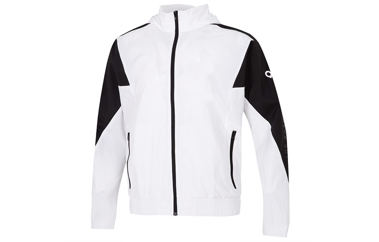 adidas Fi Bp2 WVJK Retro Colorblock Logo Hooded Jacket White Casual Wear HE7430