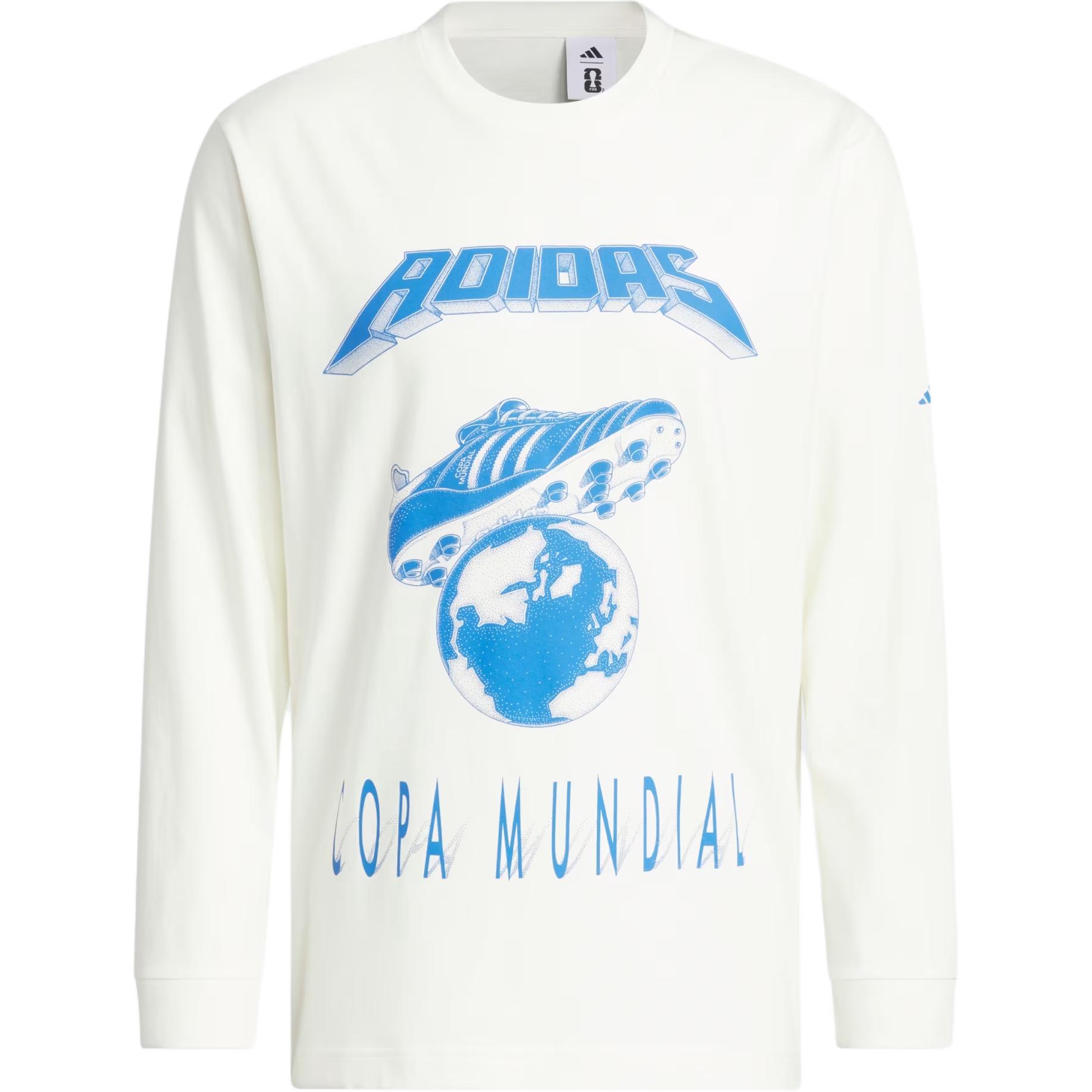 adidas FIFA Graphic Print Long-Sleeve Crewneck T-Shirt () KE1811