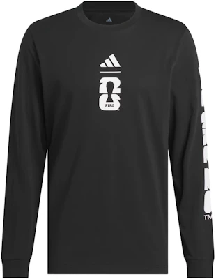 adidas FIFA World Cup 26 Match Ball Graphic Crewneck Long Sleeve Tee Men. KD7989 Buy adidas FIFA World Cup 26 Match Ball Graphic Crewneck Long Sleeve Tee Men. KD7989