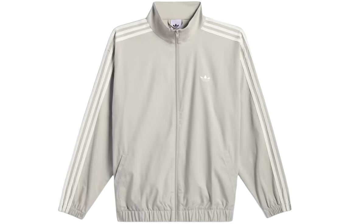 adidas Firebird Full-Zip Track Jacket Plaster Gray Unisex IU0115
